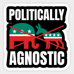 Politically Agnostic Sticker